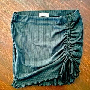 Women’s Altar’d State Ribbed Ruched Side Mini Skirt